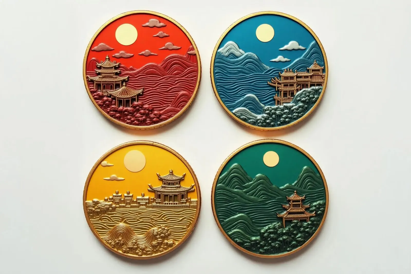 The four trading coins