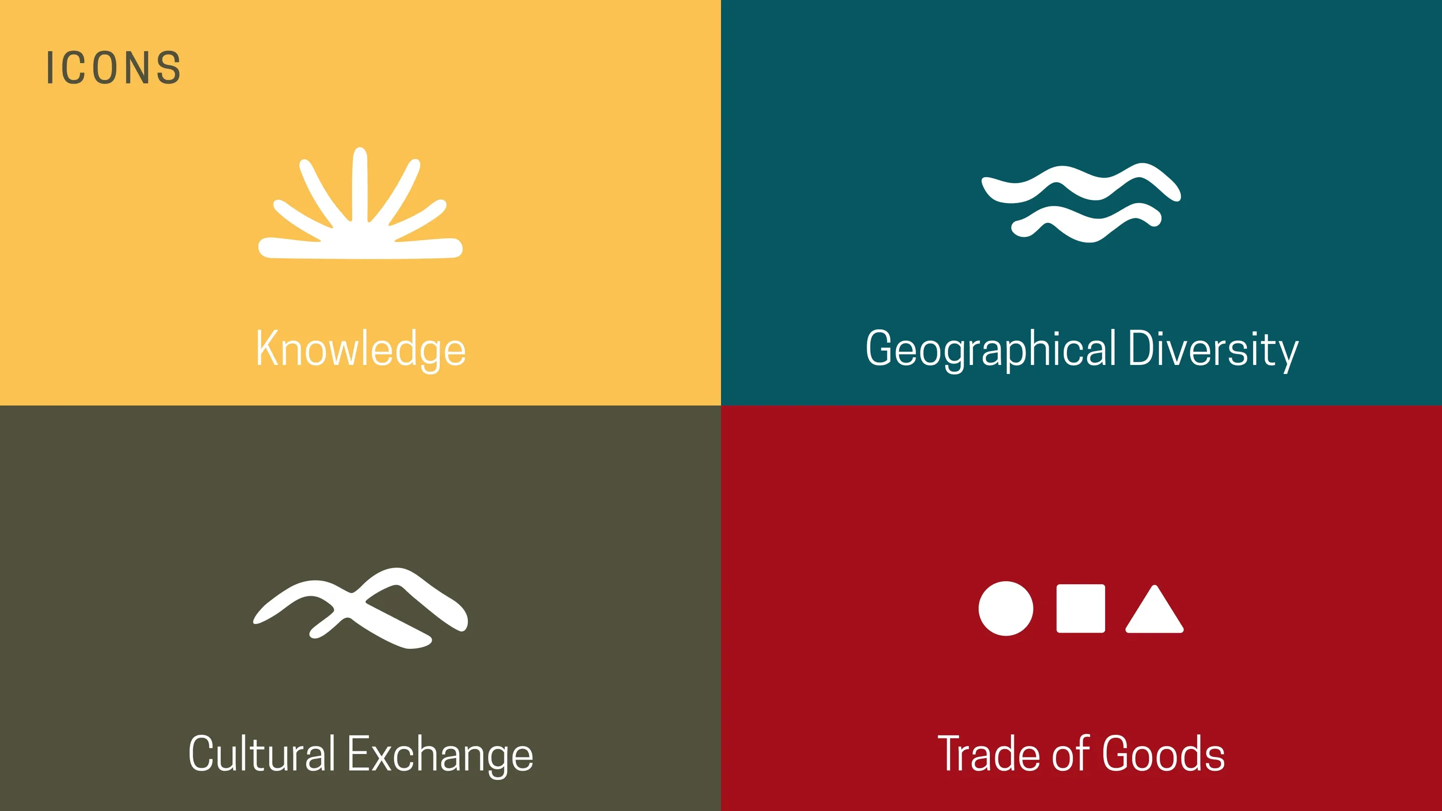 Icons derived from the logo