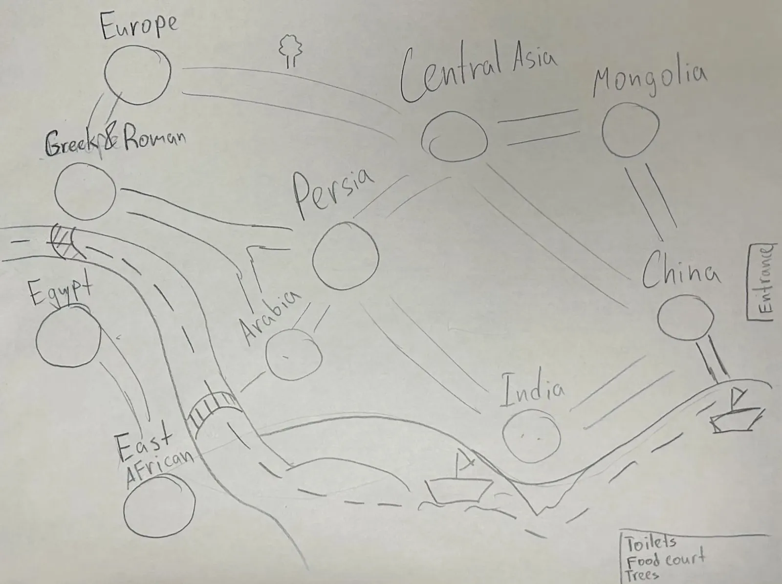 Park map sketch